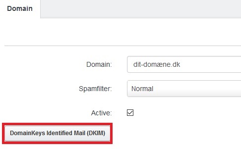 Aktiver DKIM